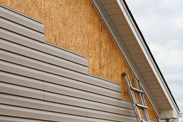 Professional Siding Contractor technician working in Harrison City, PA